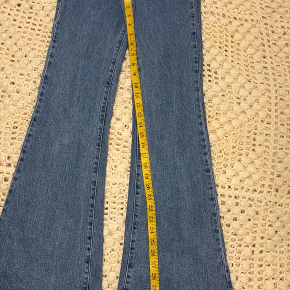 Cotton On Women's Blue Flared Jeans.      #8 - Picture 4 of 11